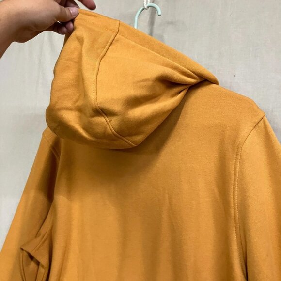 NWT All In Motion Men's Brown Cotton Fleece Full Zip Hooded Sweatshirt Pockets - Picture 10 of 12